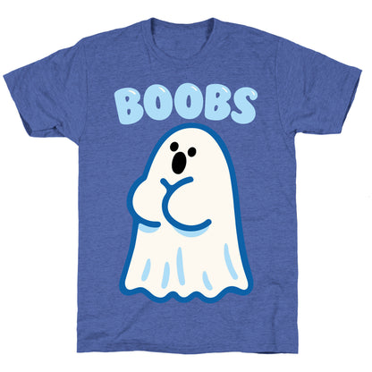 Boobs Ghost Unisex Triblend Tee