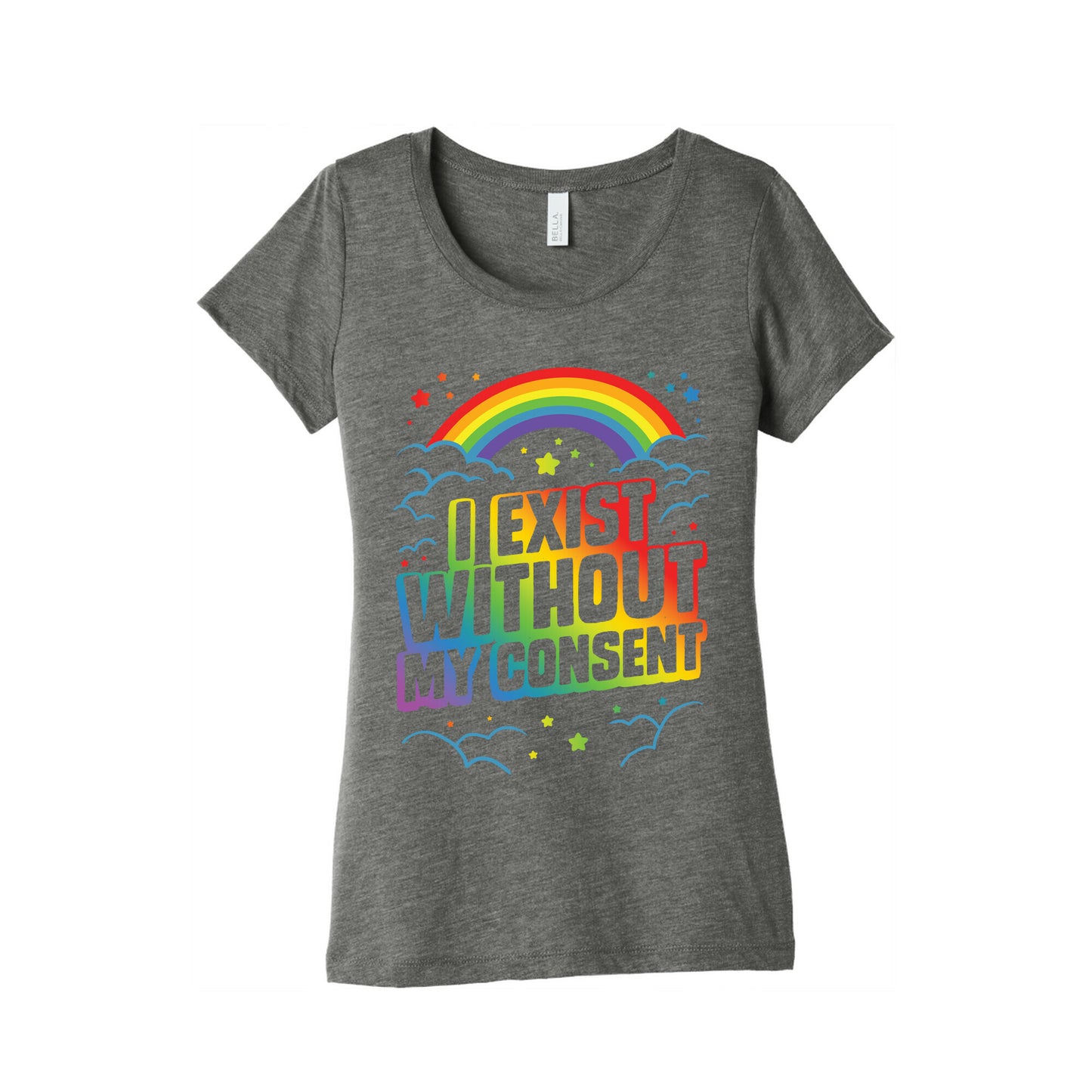 I Exist Without My Consent Women's Triblend Tee