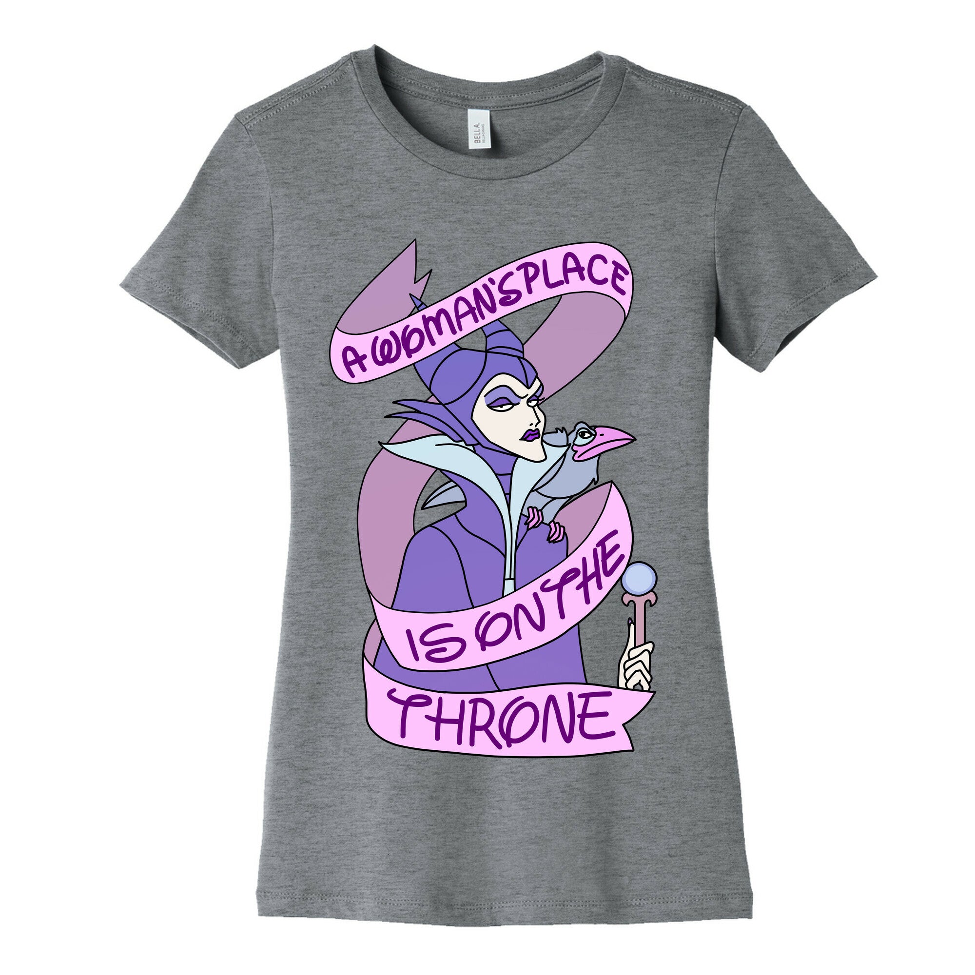 A Woman's Place Is On The Throne Women's Cotton Tee