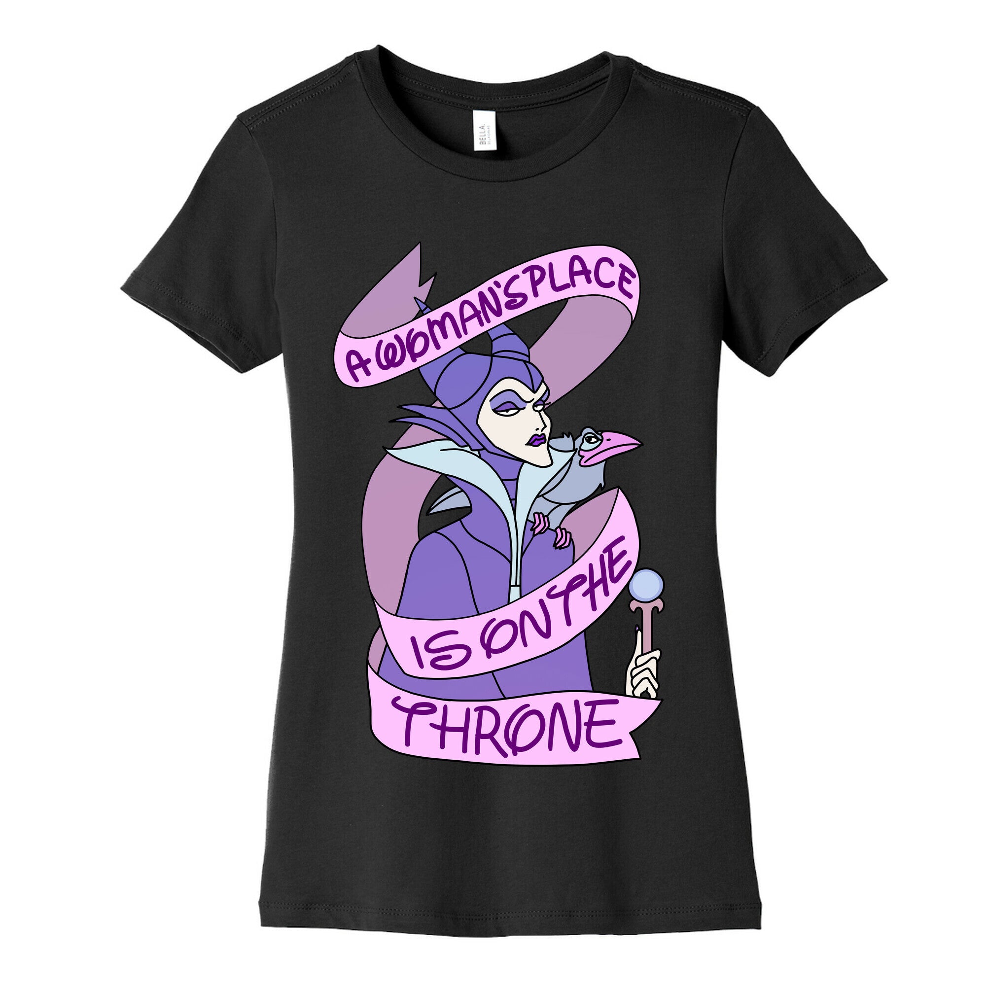 A Woman's Place Is On The Throne Women's Cotton Tee