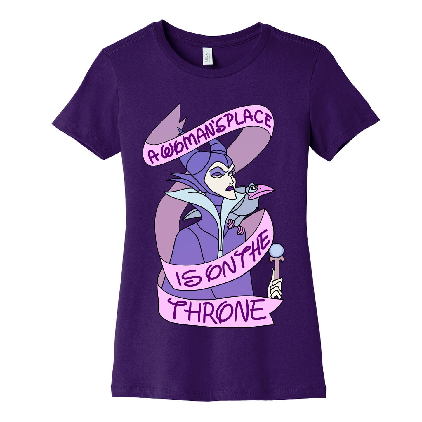 A Woman's Place Is On The Throne Women's Cotton Tee