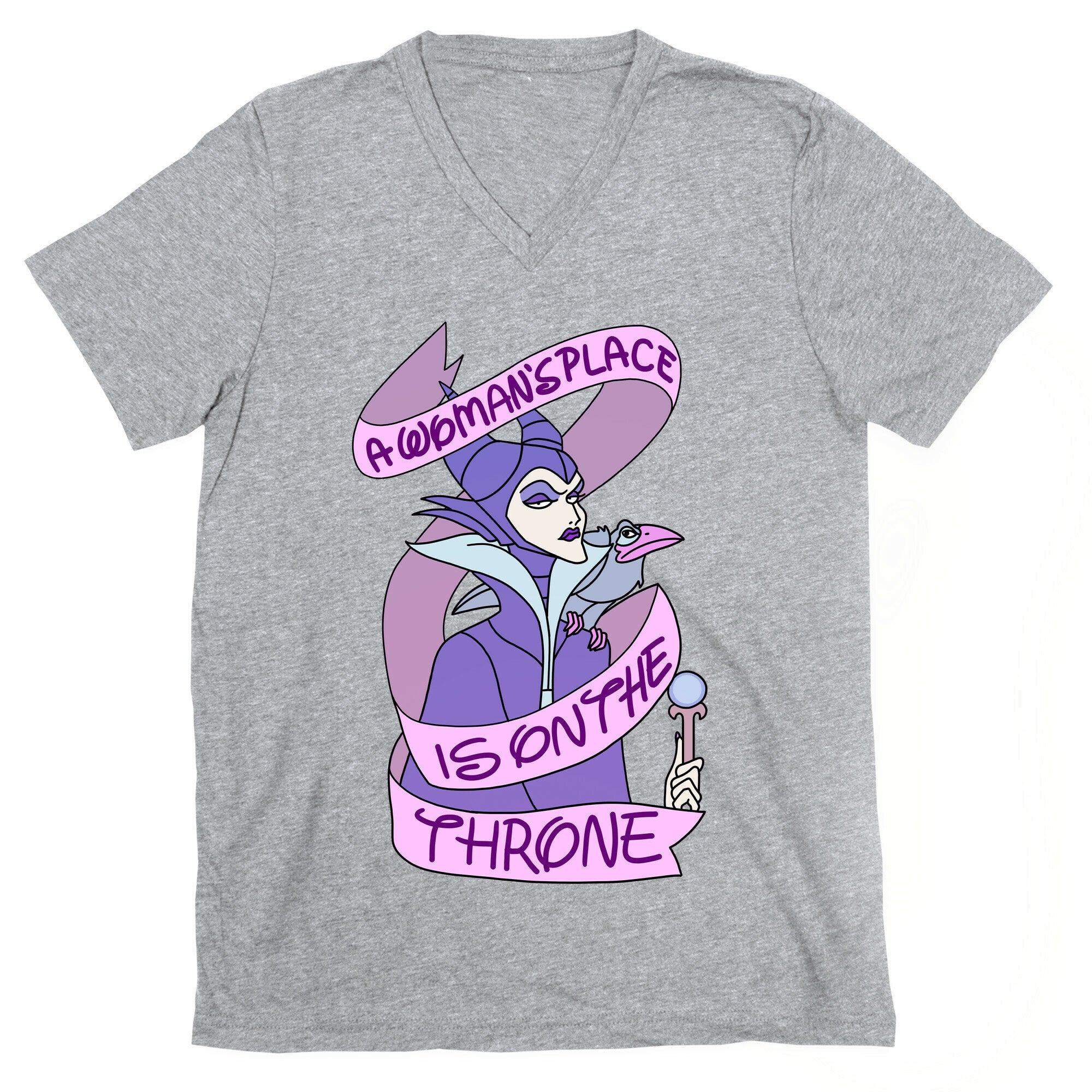 A Woman's Place Is On The Throne V-Neck