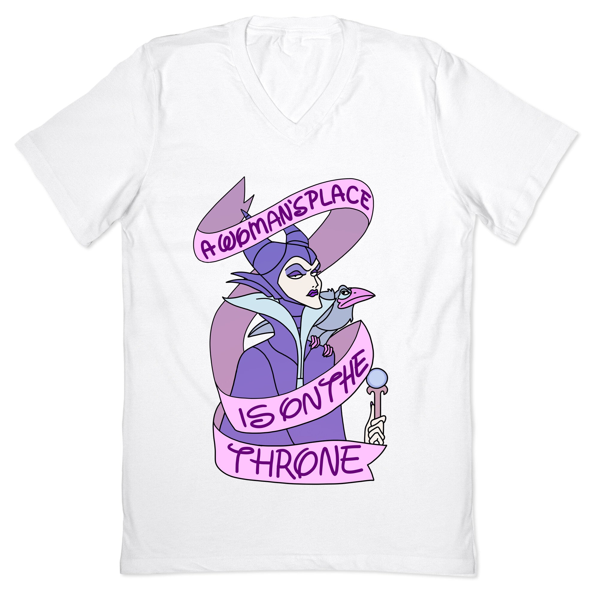 A Woman's Place Is On The Throne V-Neck