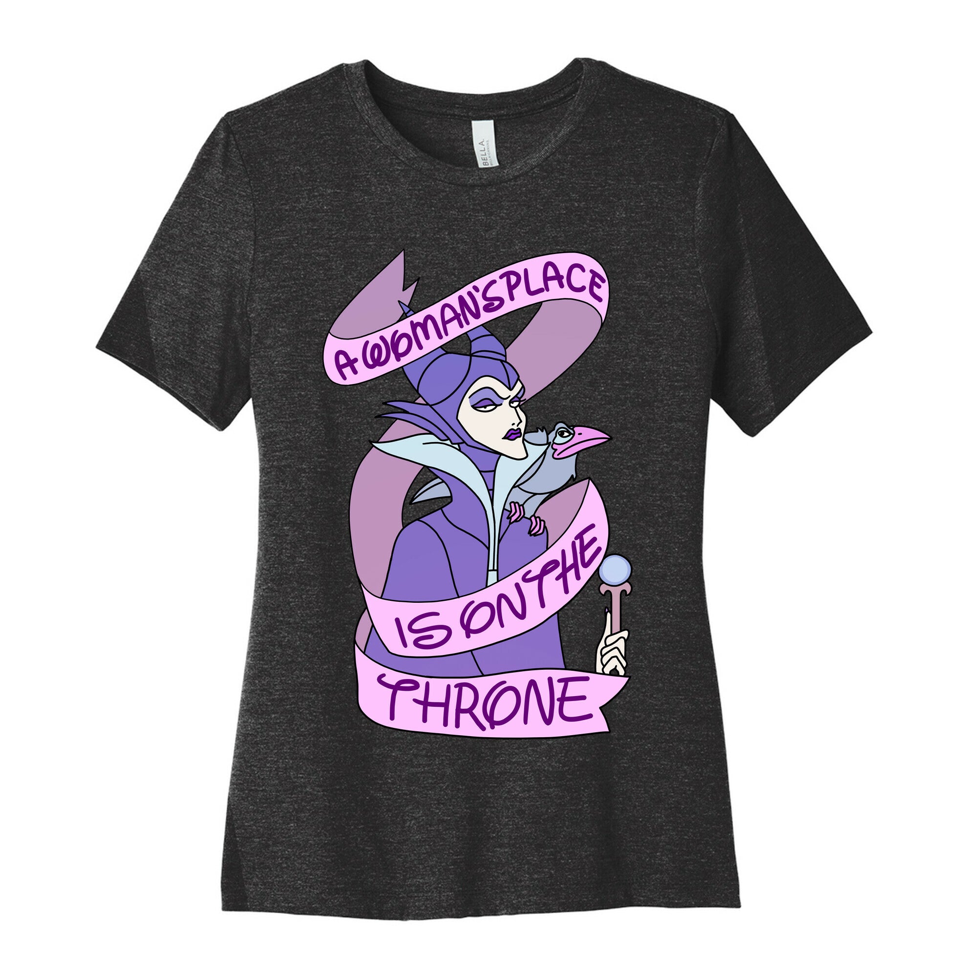 A Woman's Place Is On The Throne Women's Cotton Tee
