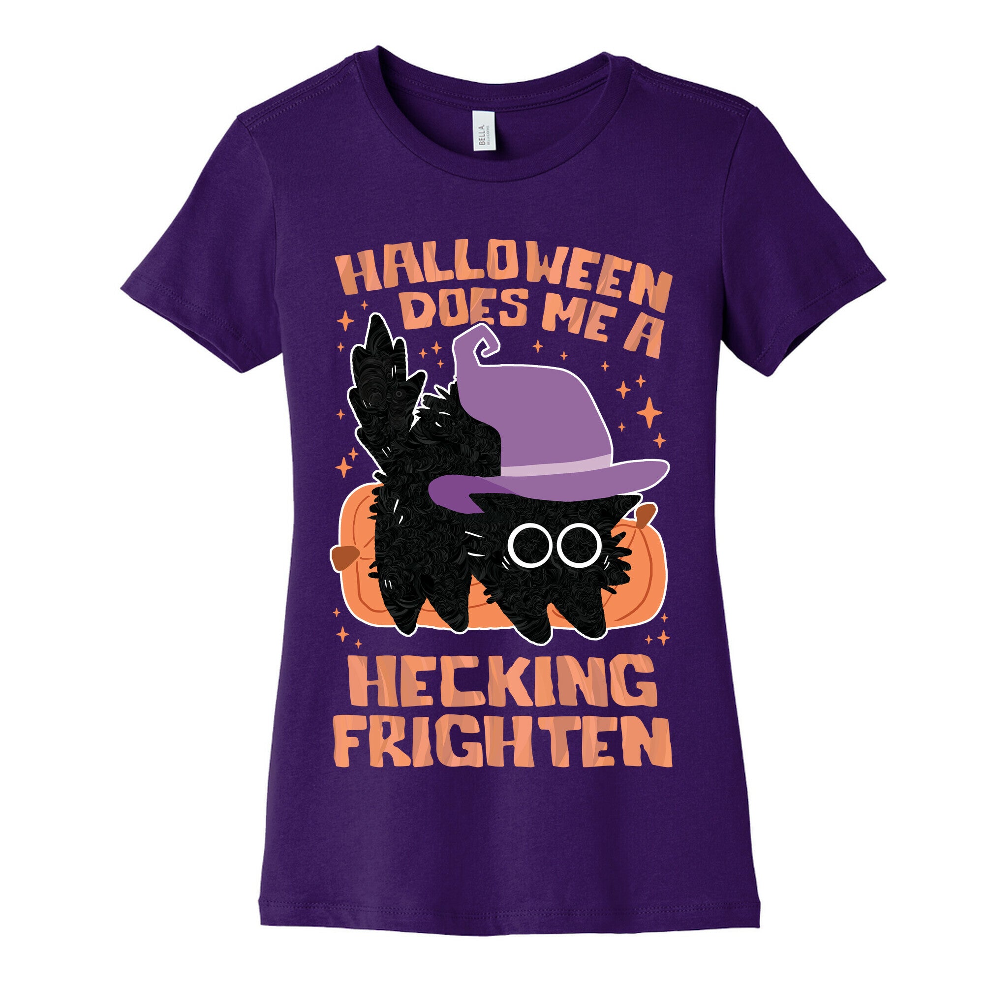 Halloween Does Me A Hecking Frighten Women's Cotton Tee