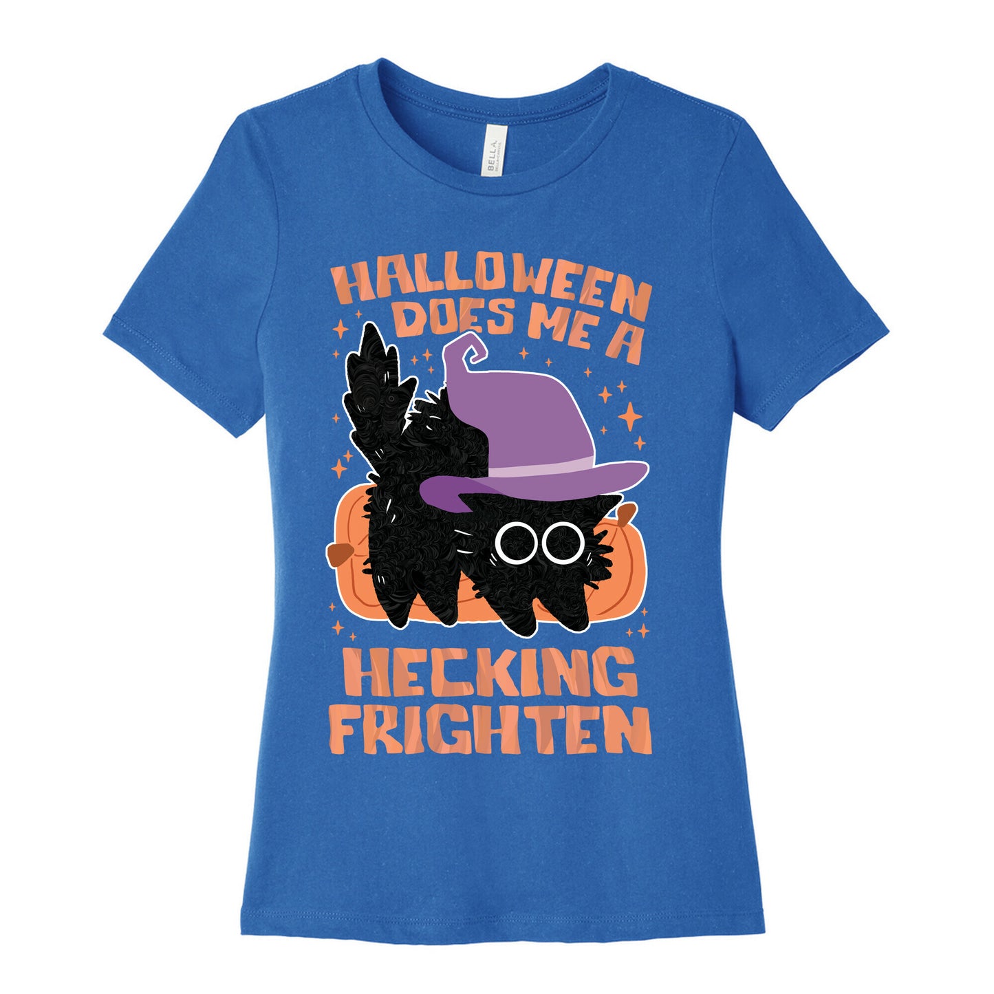 Halloween Does Me A Hecking Frighten Women's Cotton Tee