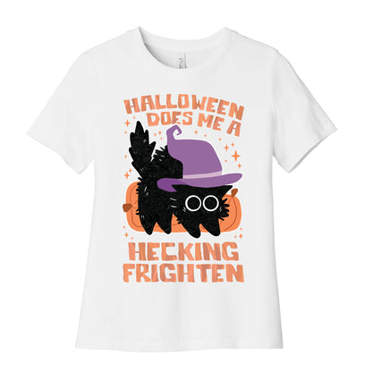 Halloween Does Me A Hecking Frighten Women's Cotton Tee