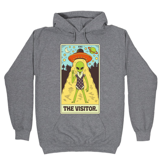 The Visitor Alien Tarot Card Hoodie