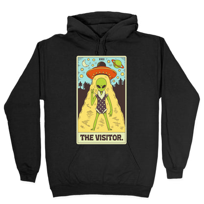 The Visitor Alien Tarot Card Hoodie