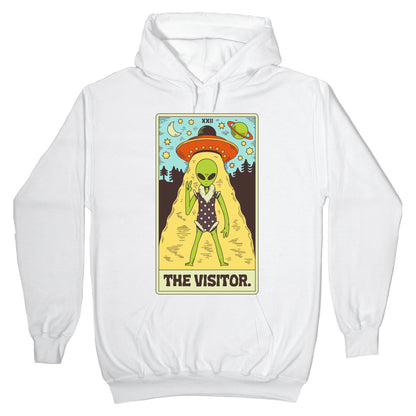 The Visitor Alien Tarot Card Hoodie