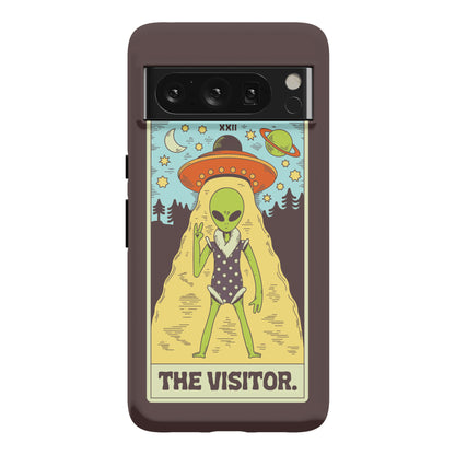 The Visitor Alien Tarot Card Phone Case
