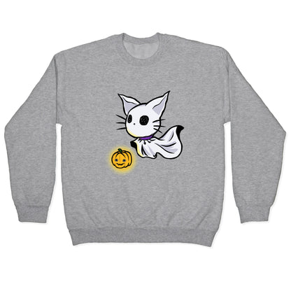 Ghost Cat Crewneck Sweatshirt