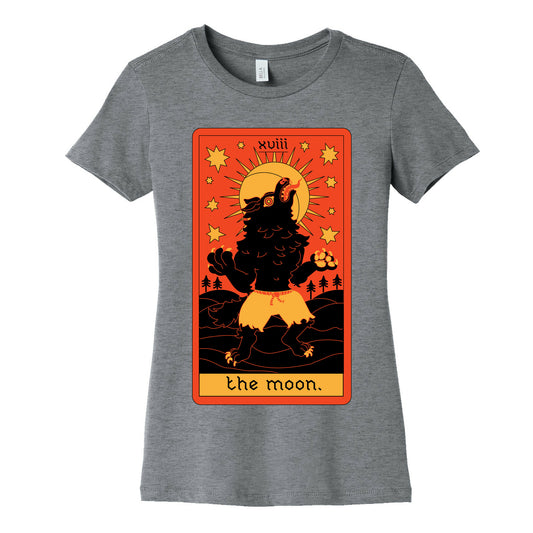 The Moon Werewolf Tarot Women's Cotton Tee