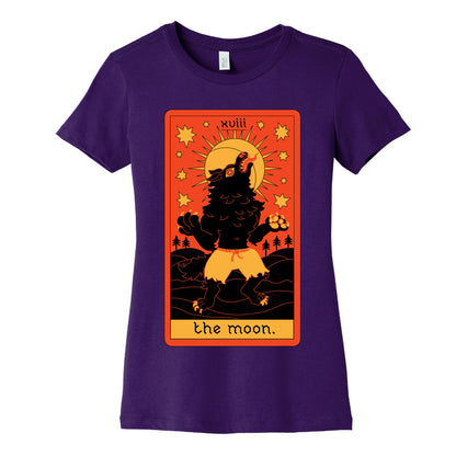 The Moon Werewolf Tarot Women's Cotton Tee