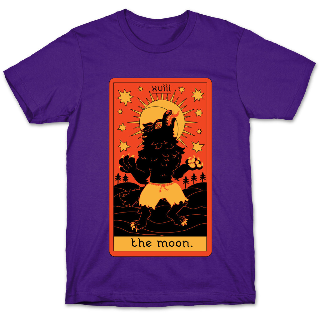 The Moon Werewolf Tarot T-Shirt