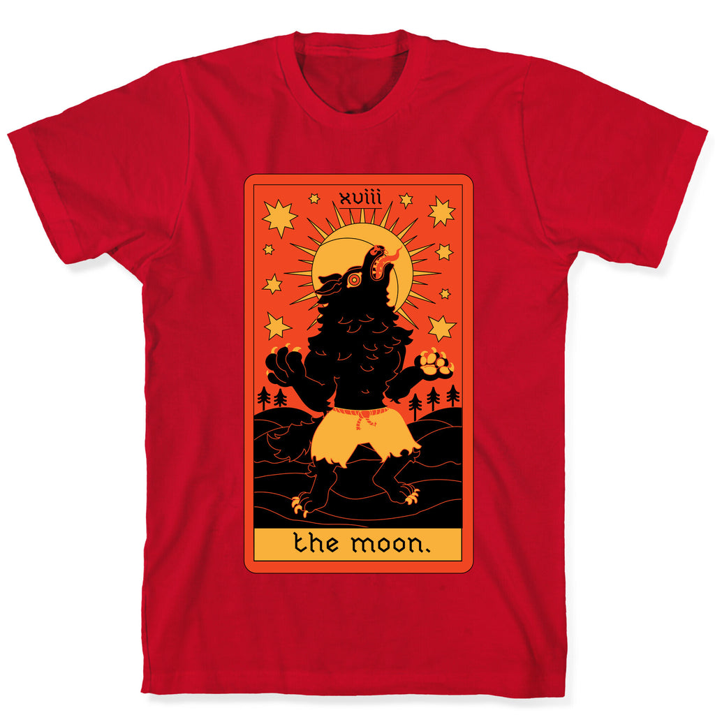 The Moon Werewolf Tarot T-Shirt