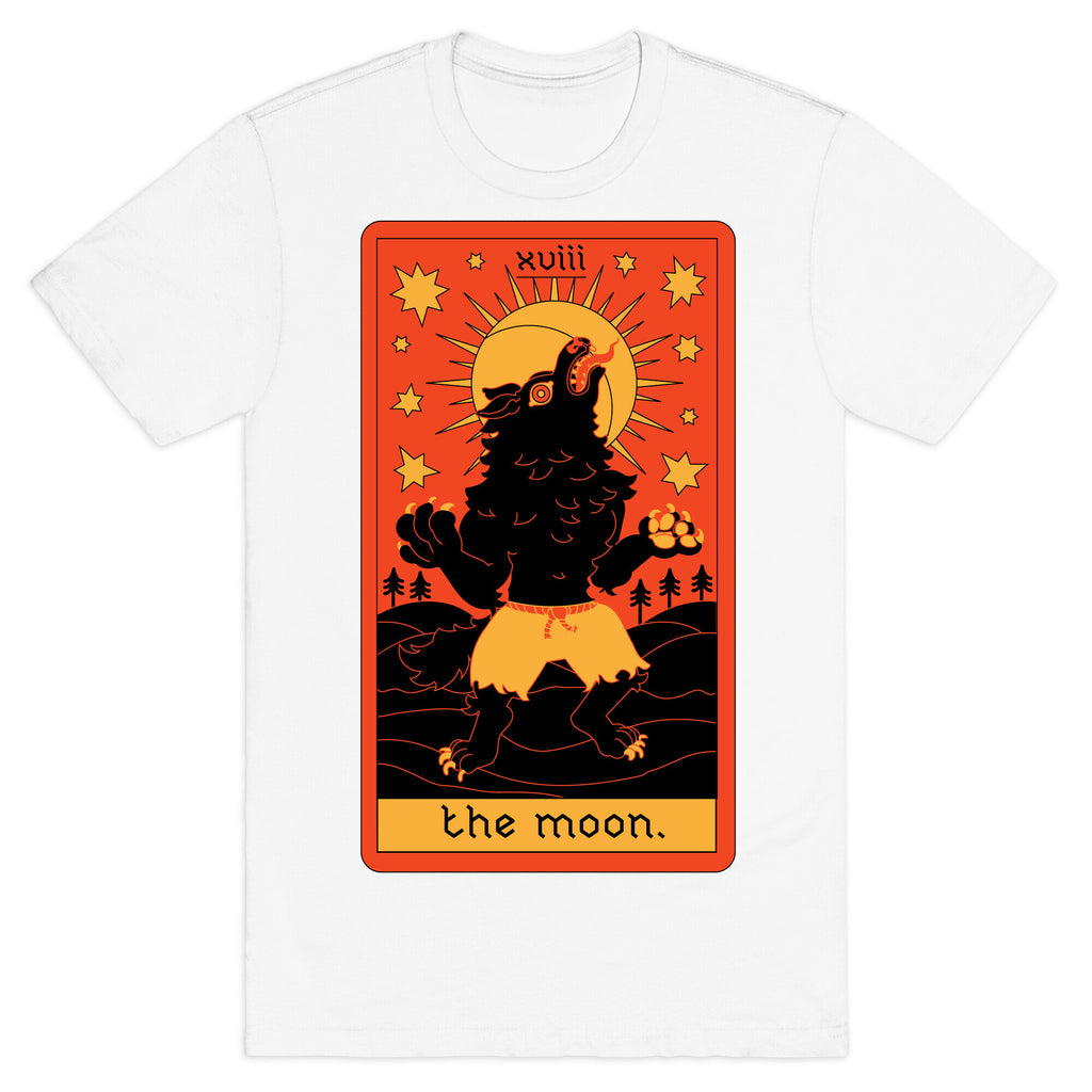 The Moon Werewolf Tarot T-Shirt