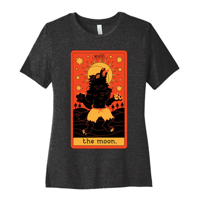The Moon Werewolf Tarot Women's Cotton Tee