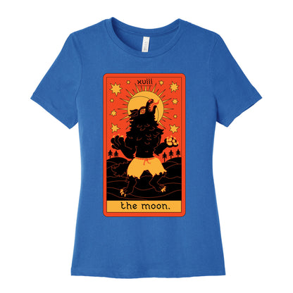 The Moon Werewolf Tarot Women's Cotton Tee