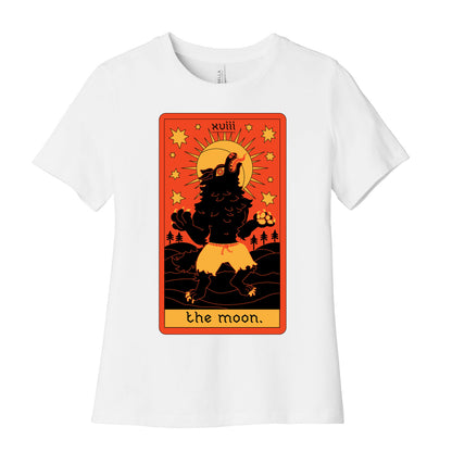 The Moon Werewolf Tarot Women's Cotton Tee