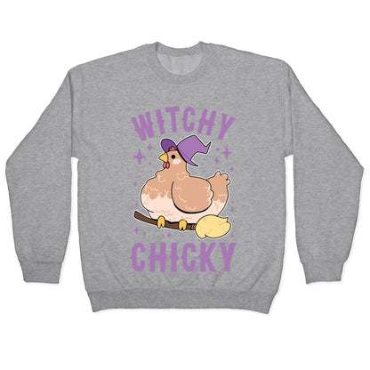 Witchy Chicky Crewneck Sweatshirt