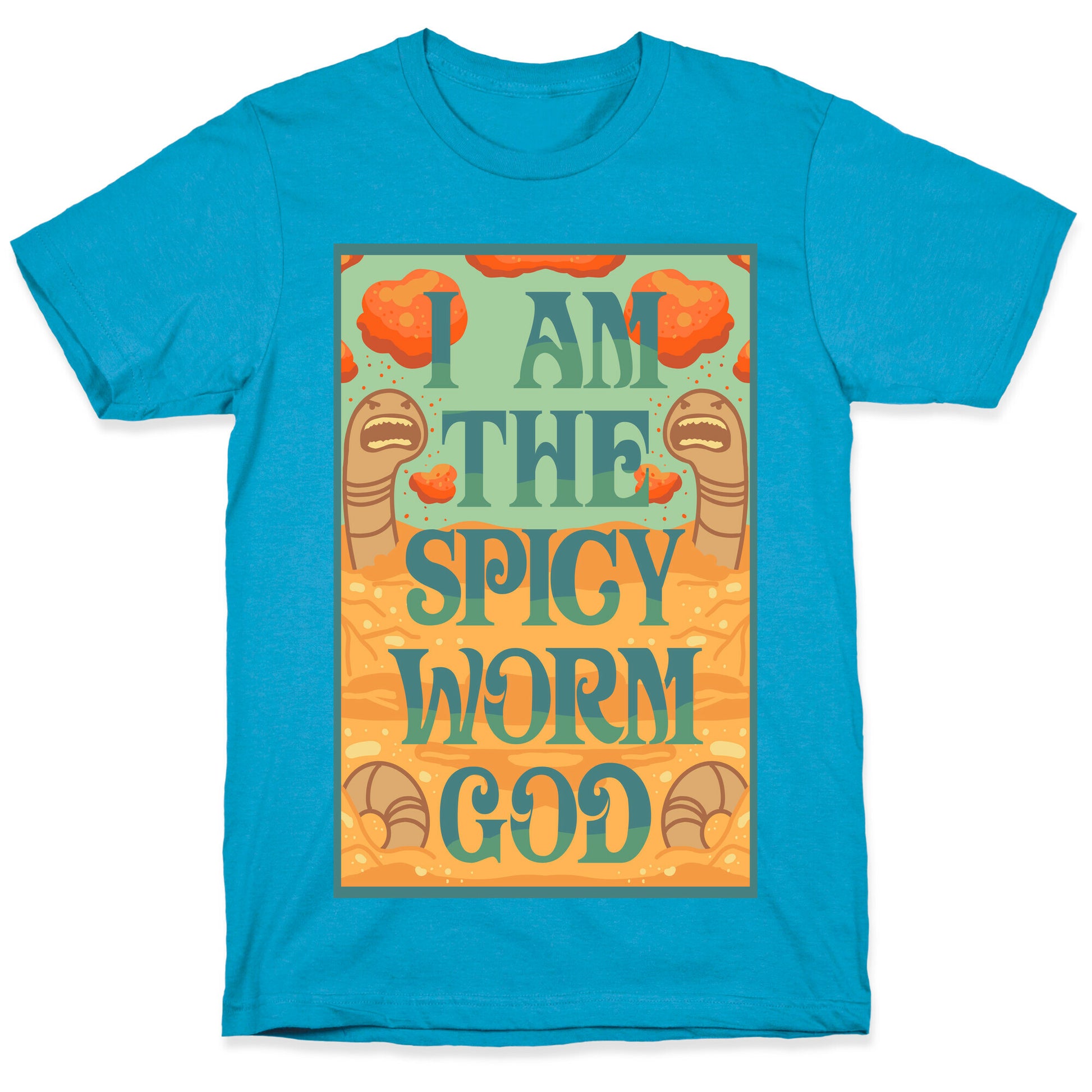 I Am The Spicy Worm God Unisex Triblend Tee