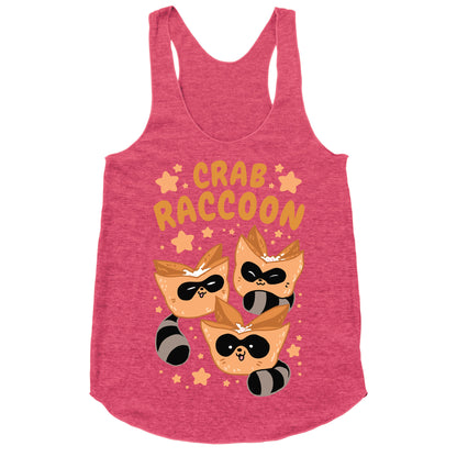 Crab Raccoon Racerback Tank