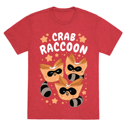 Crab Raccoon Unisex Triblend Tee