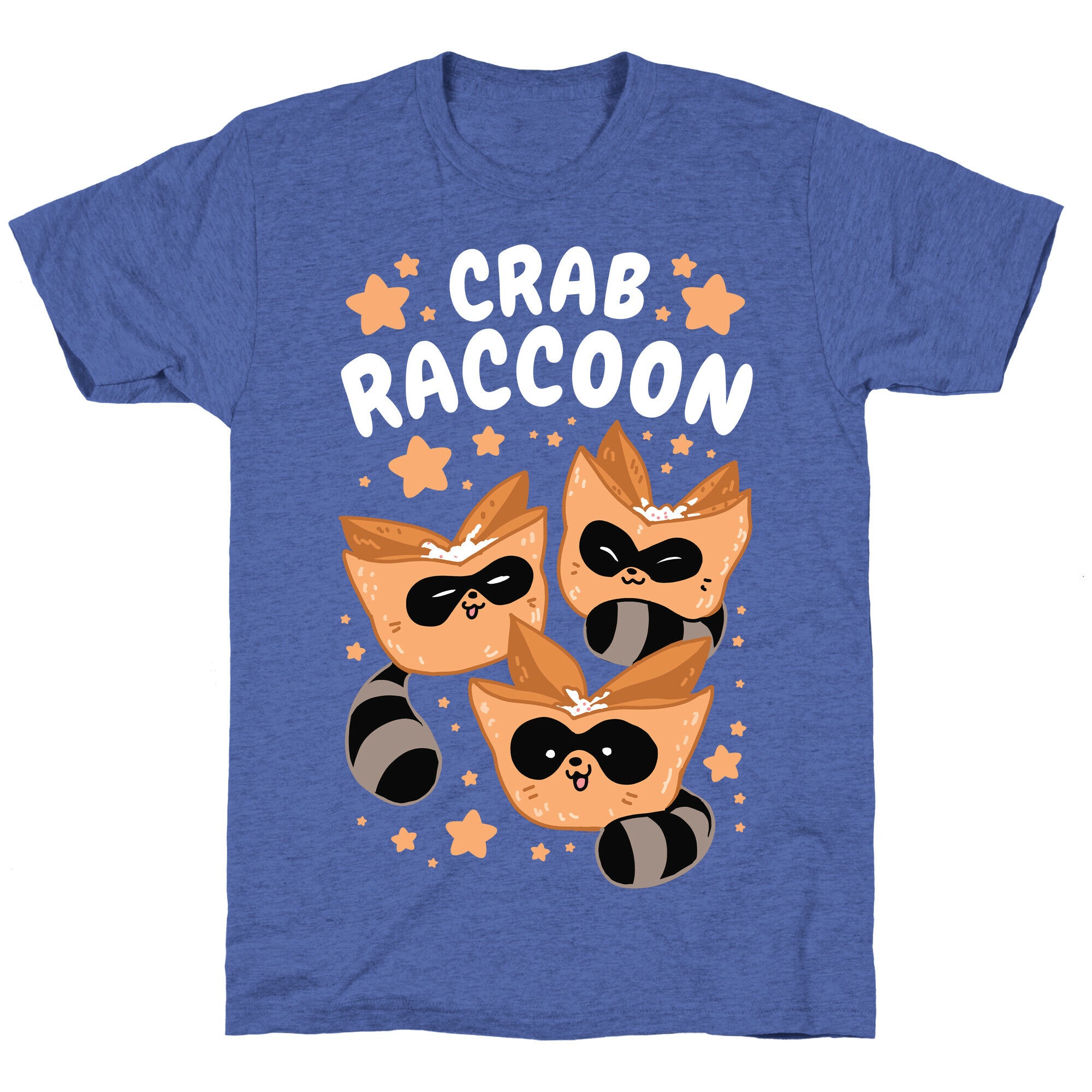 Crab Raccoon Unisex Triblend Tee