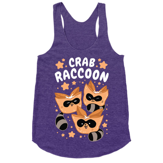 Crab Raccoon Racerback Tank