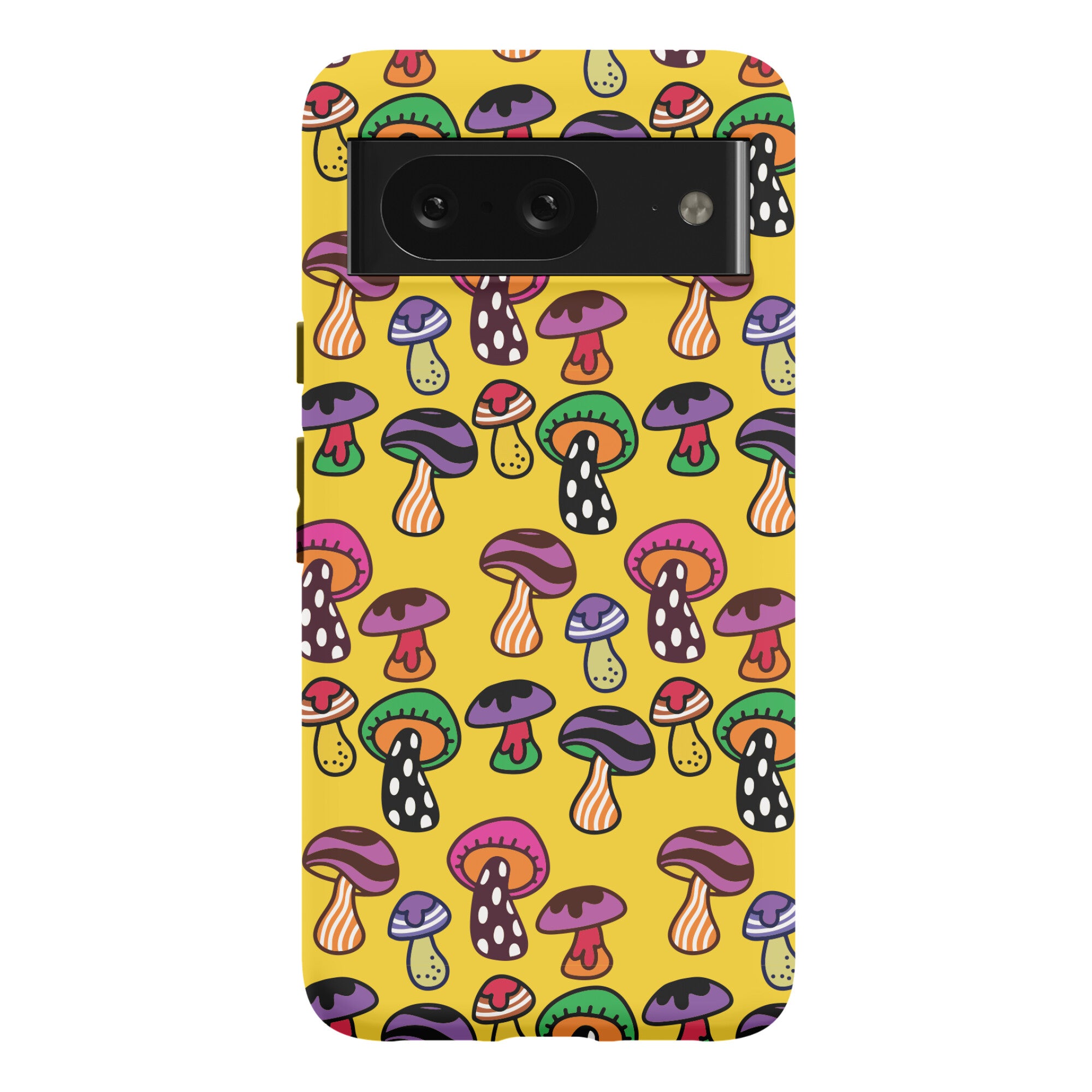 Funky Mushroom Pattern Phone Case