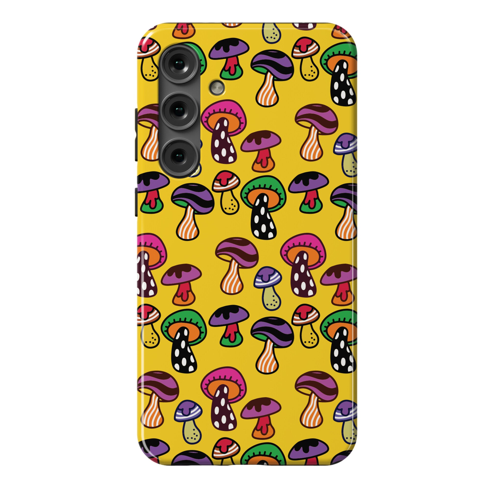Funky Mushroom Pattern Phone Case