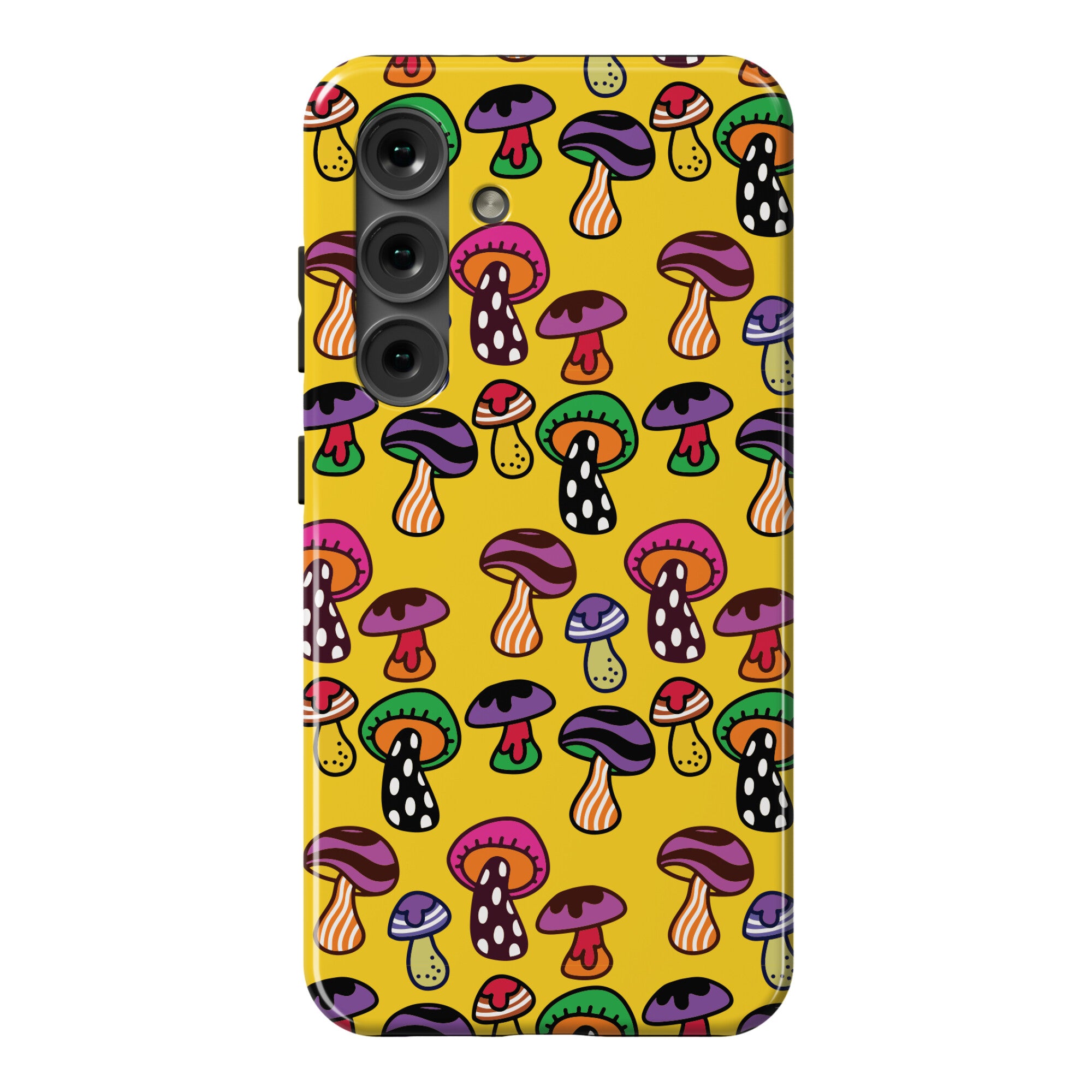 Funky Mushroom Pattern Phone Case