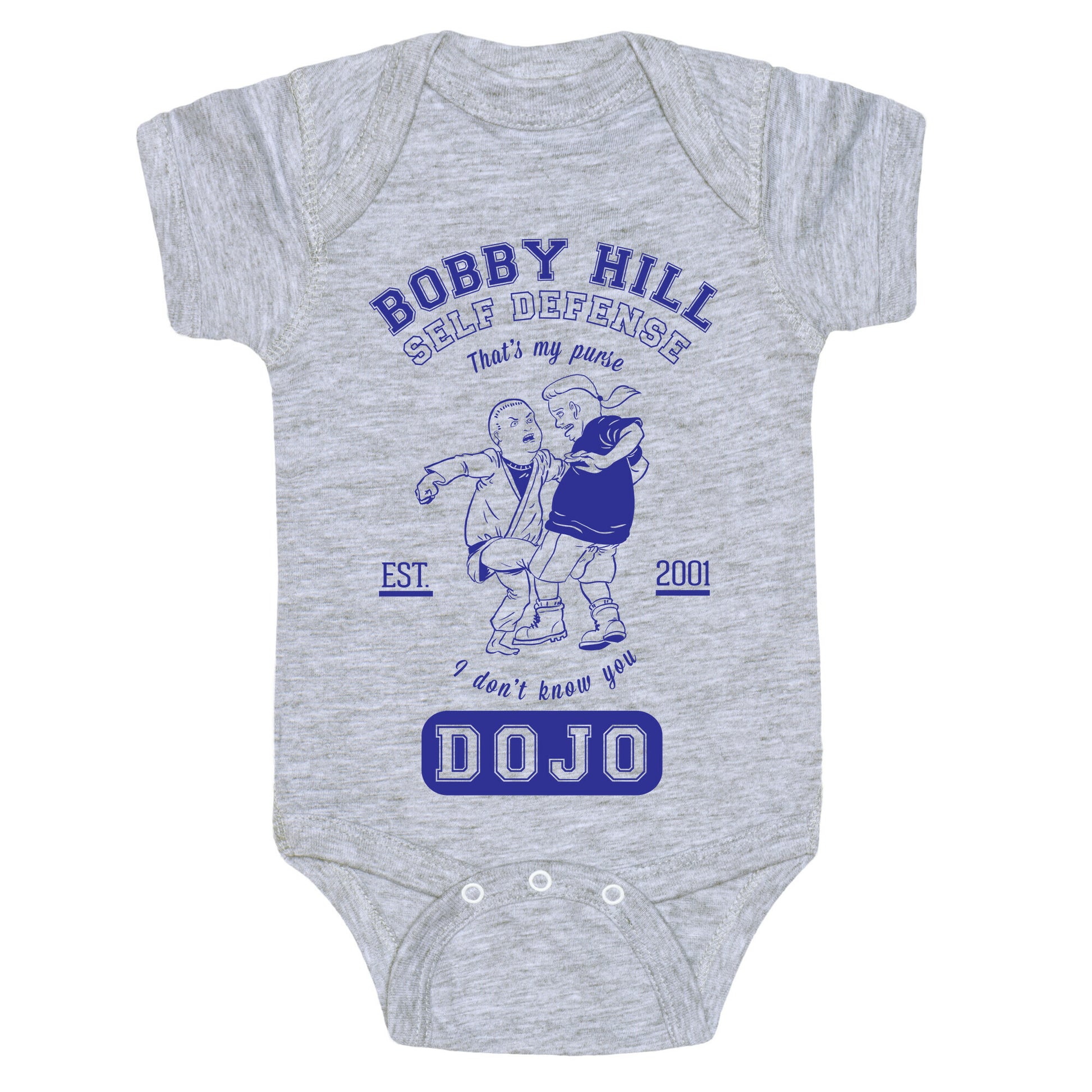 Bobby Hill Self Defense Dojo Baby One Piece