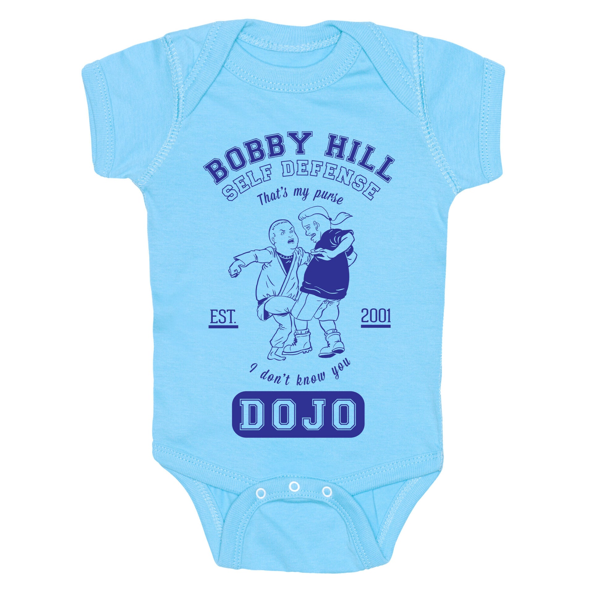Bobby Hill Self Defense Dojo Baby One Piece