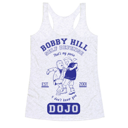 Bobby Hill Self Defense Dojo Racerback Tank
