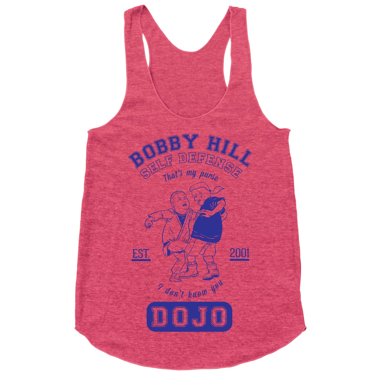 Bobby Hill Self Defense Dojo Racerback Tank