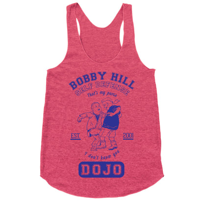 Bobby Hill Self Defense Dojo Racerback Tank