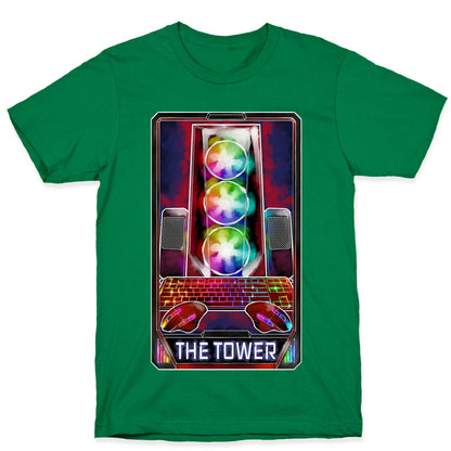 The Gaming Tower Tarot Card T-Shirt