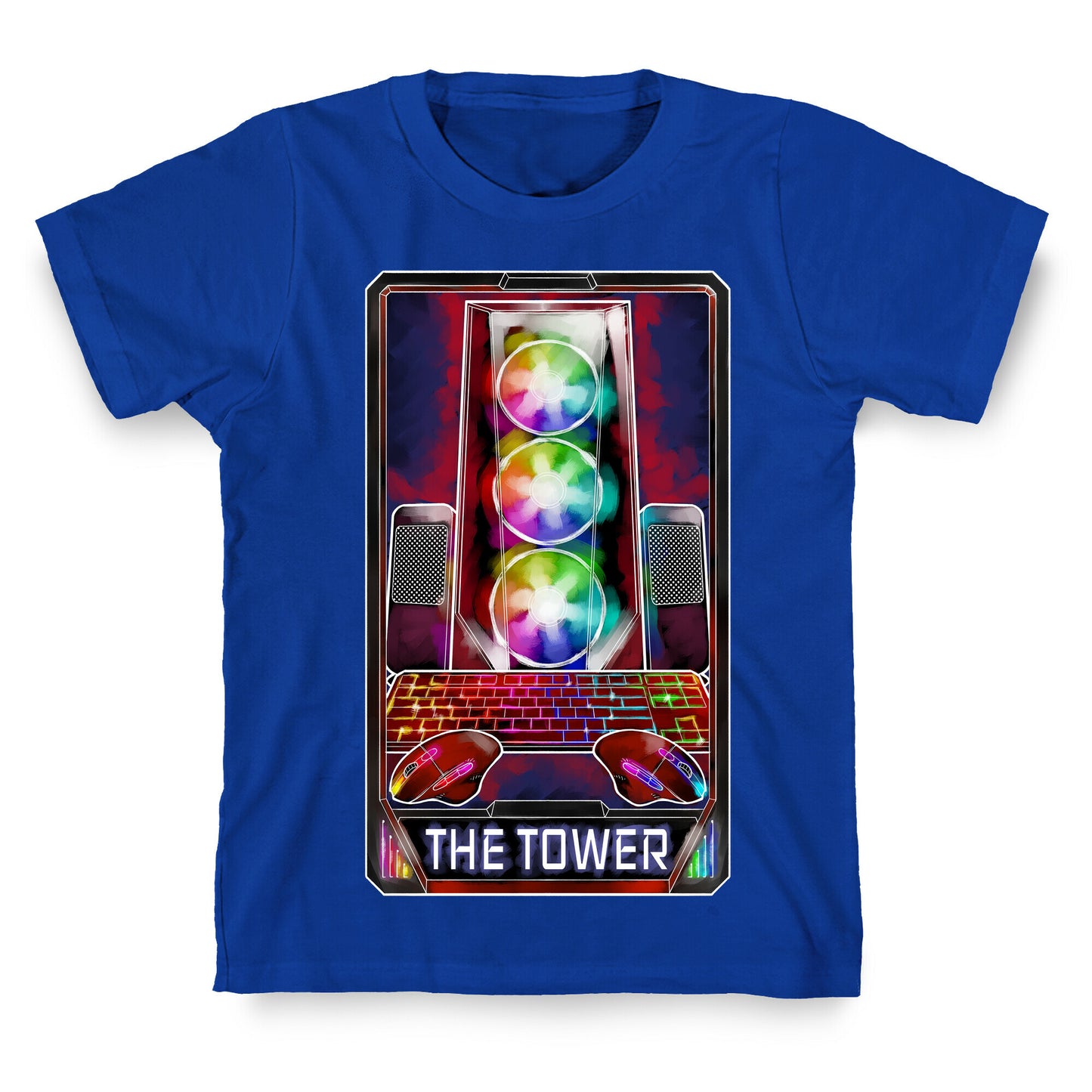 The Gaming Tower Tarot Card T-Shirt
