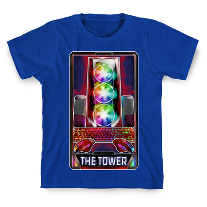 The Gaming Tower Tarot Card T-Shirt