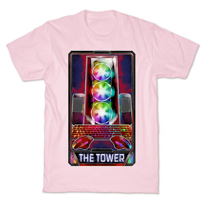 The Gaming Tower Tarot Card T-Shirt