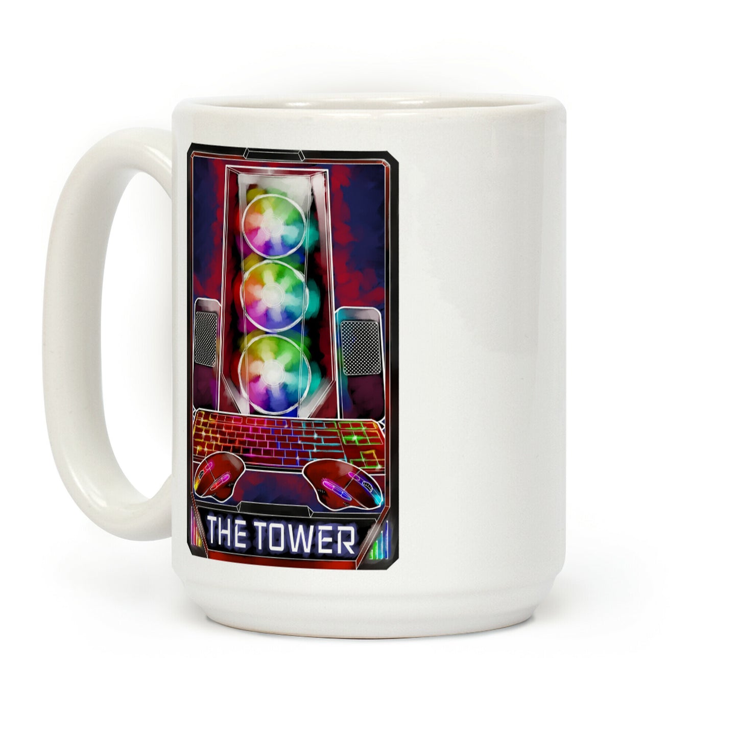 The Gaming Tower Tarot Card Coffee Mug