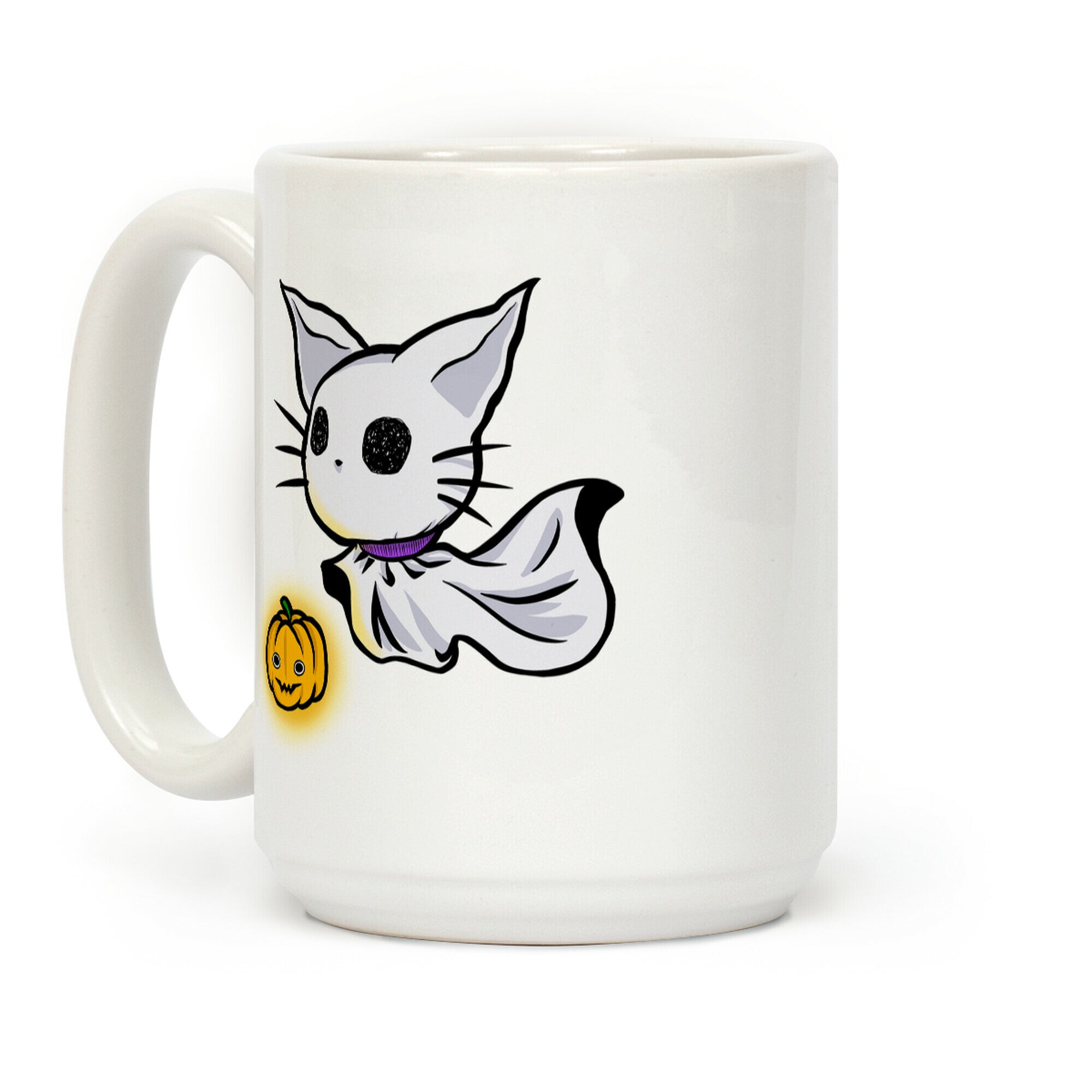 Ghost Cat Coffee Mug