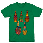 Beers With Beards Pattern T-Shirt