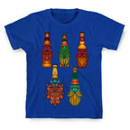 Beers With Beards Pattern T-Shirt