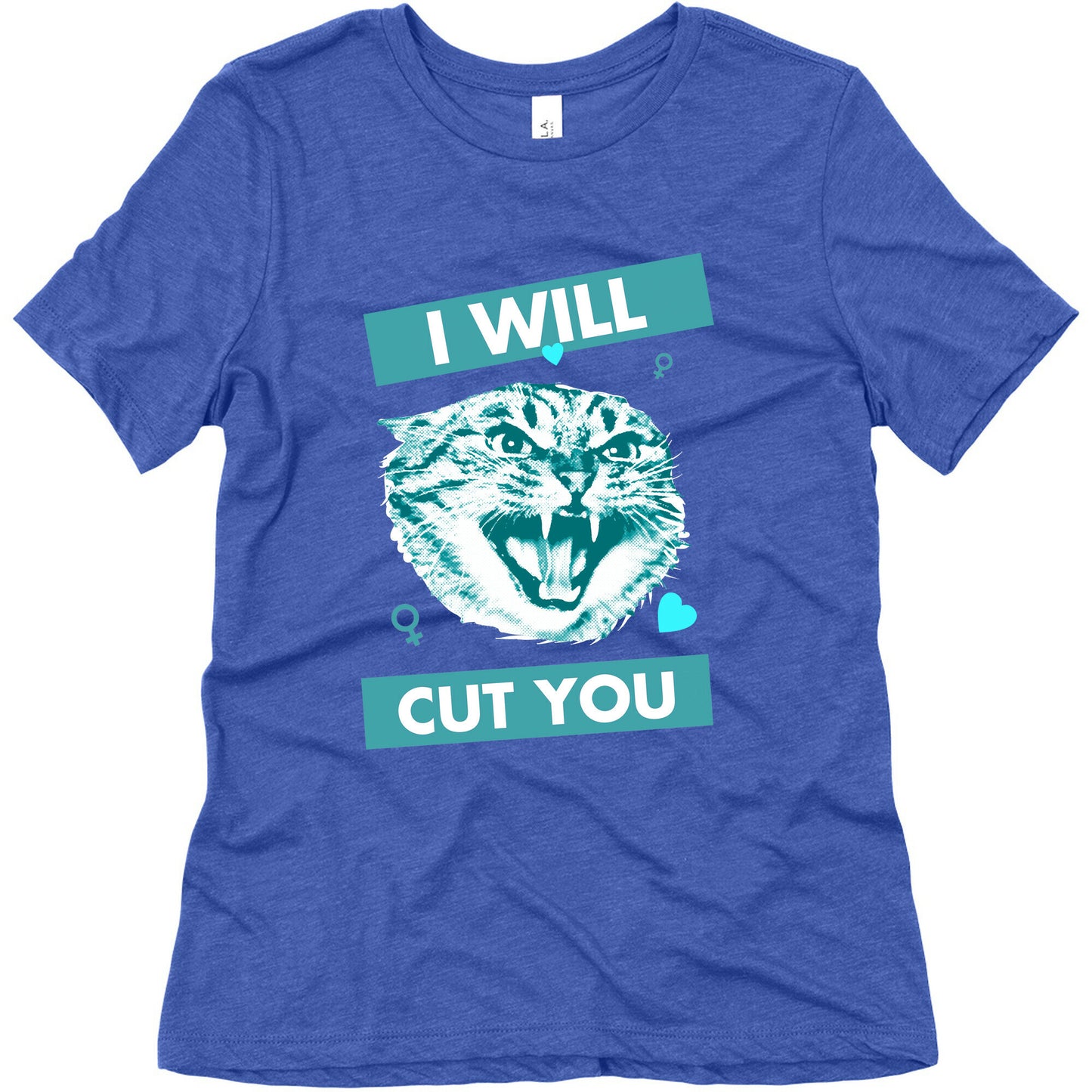 I Will Cut You Women's Triblend Tee