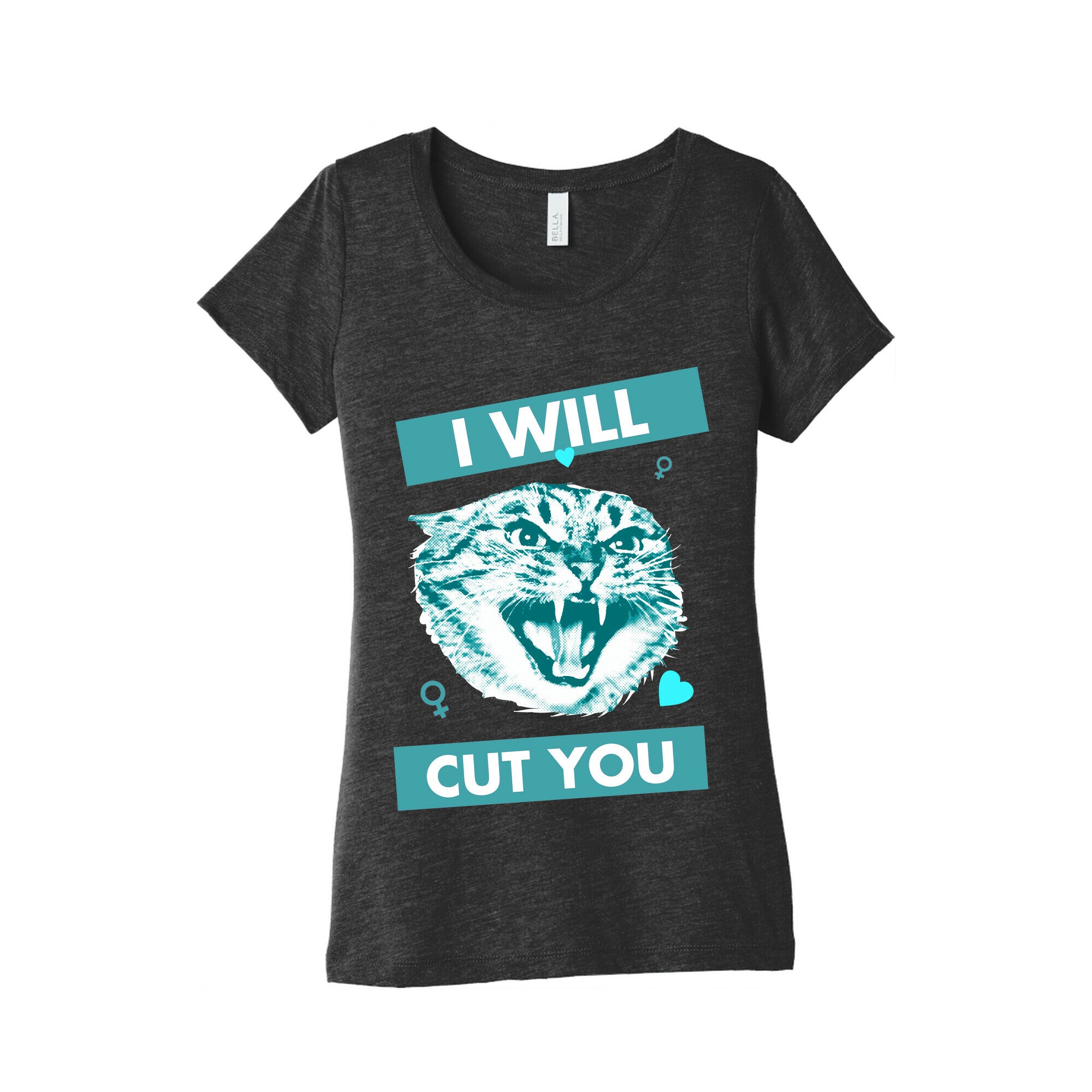 I Will Cut You Women's Triblend Tee