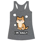 I'm Angy Shiba Inu Racerback Tank
