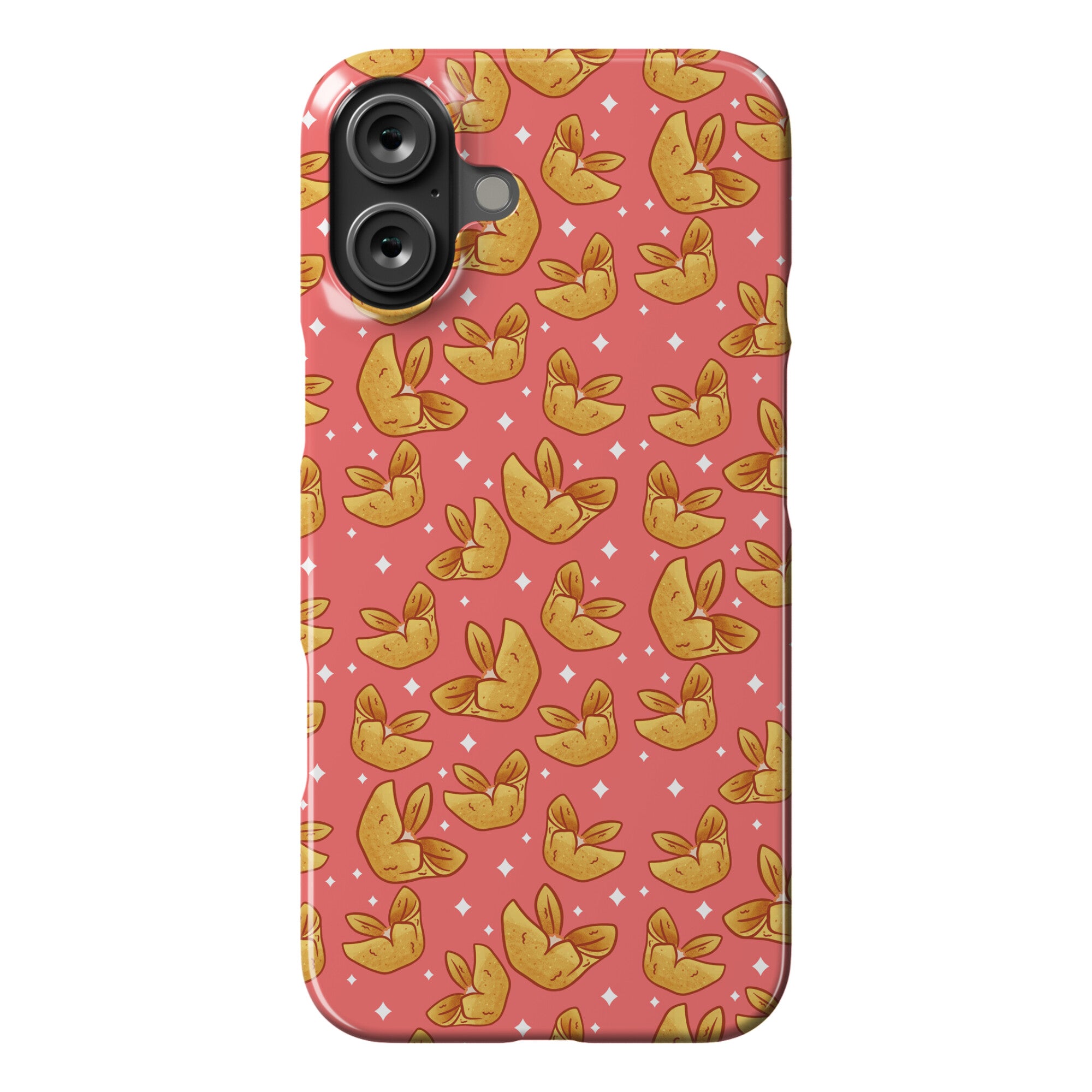 Crab Rangoons Pattern Red Phone Case